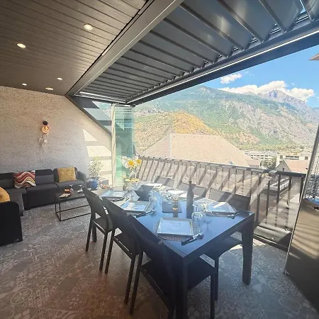 Prestige Hyper Centre Veranda Climatisation Lägenhet Saint-Jean-de-Maurienne
